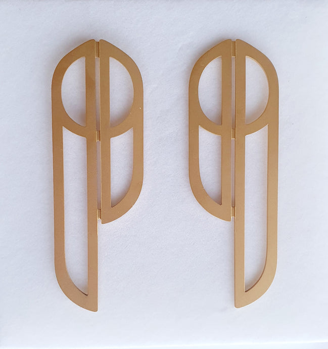 Earrings - Large Gold