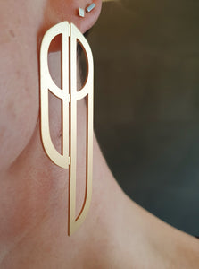 Earrings - Large Gold